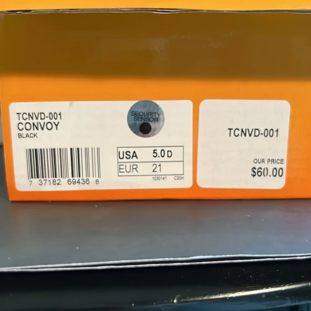 Girls Lugz Toddler Size 5 Black Convoy Booties NWT‎